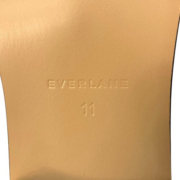 EVERLANE The City Boot Leather Side Zip Block Square Toe Ankle Size 11 Black NEW - Picture 14 of 16